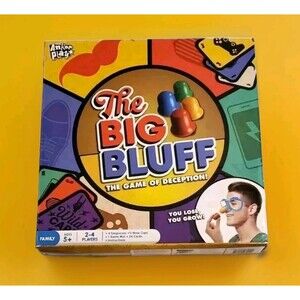 The Big Bluff Family Board Game Of Deception 2-4 Players Ages 5 & Up Anker